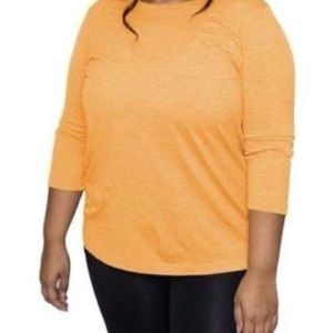 Woolx Jenny 3/4 Sleeve merino wool blend Crew Neck size Medium